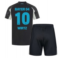 Bayer Leverkusen Florian Wirtz #10 Koszulka Trzecia dzieci 2024-25 Krótki Rękaw (+ krótkie spodenki)